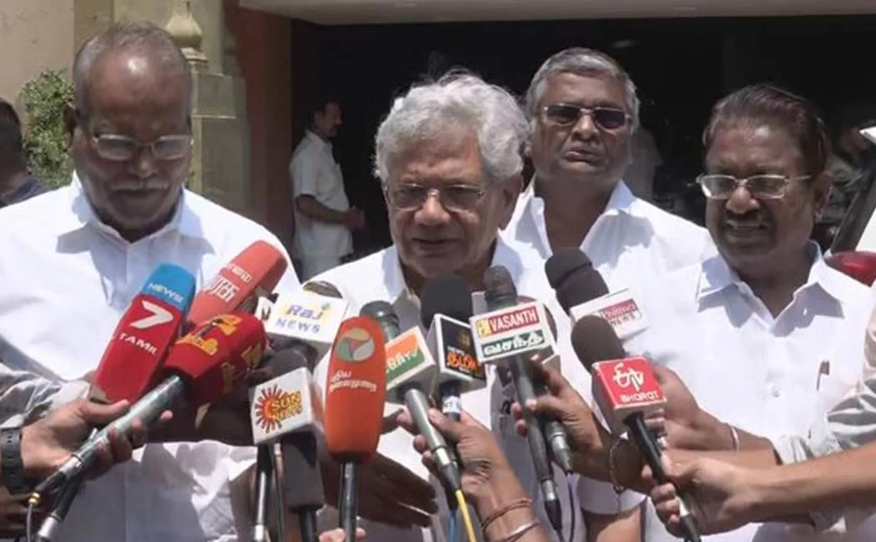 Sitaram Yechury meets Chief Minister Stalin