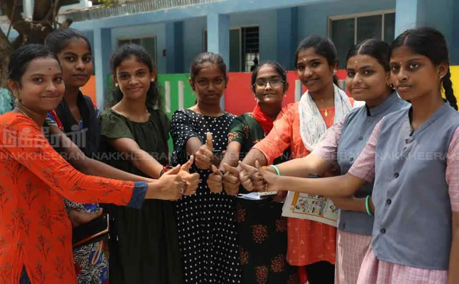 tenth exam school result students came school egmore and ashoknagar