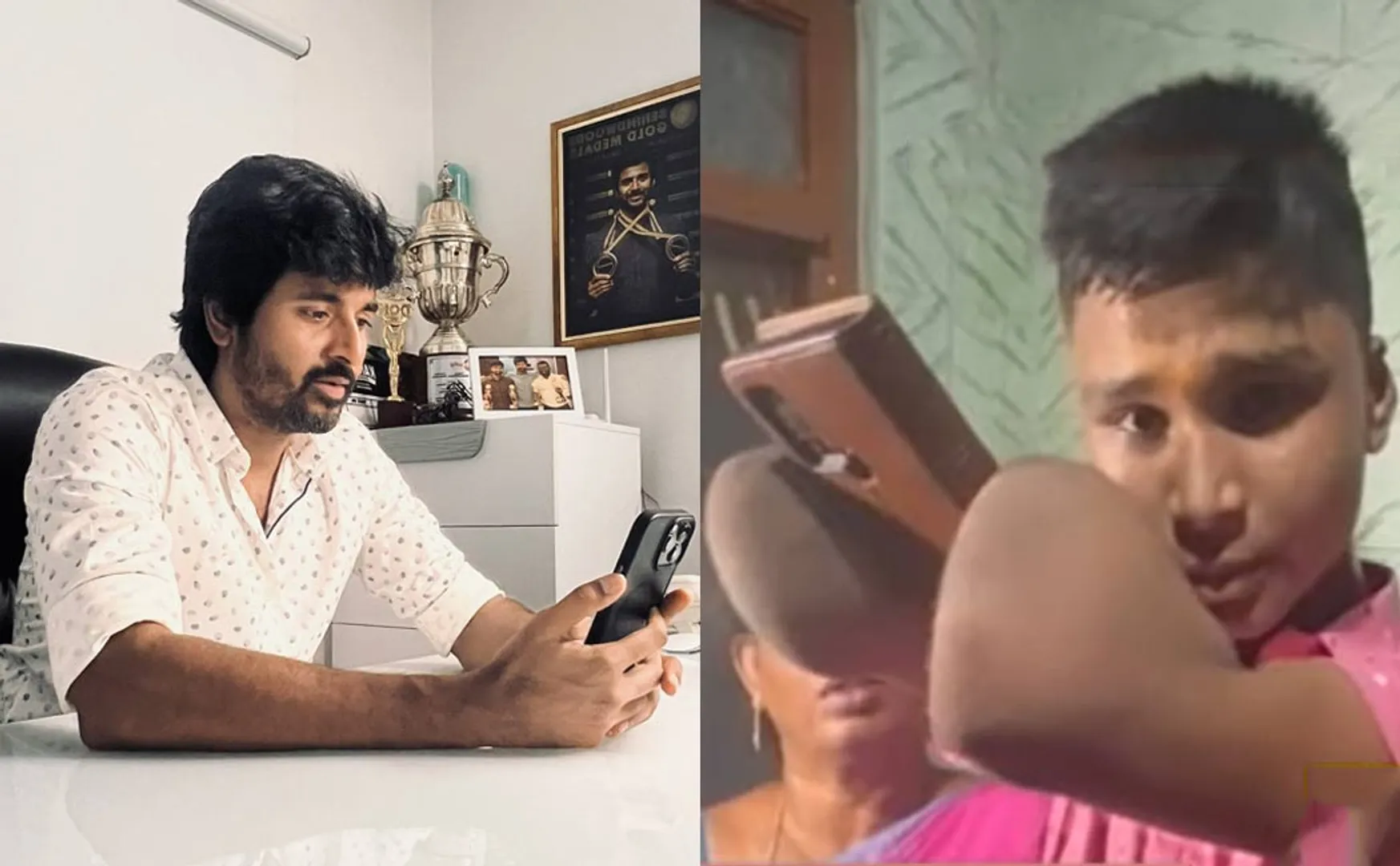 sivakarthikeyan congratulated Krishnagiri 10th student   