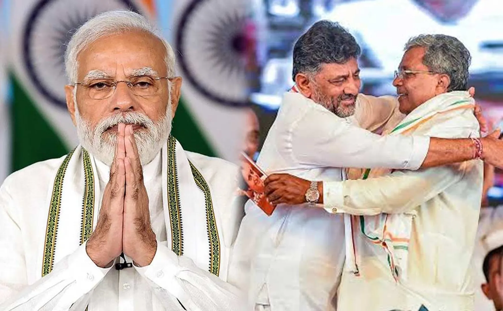pm Modi congratulates Siddaramaiah Sivakumar