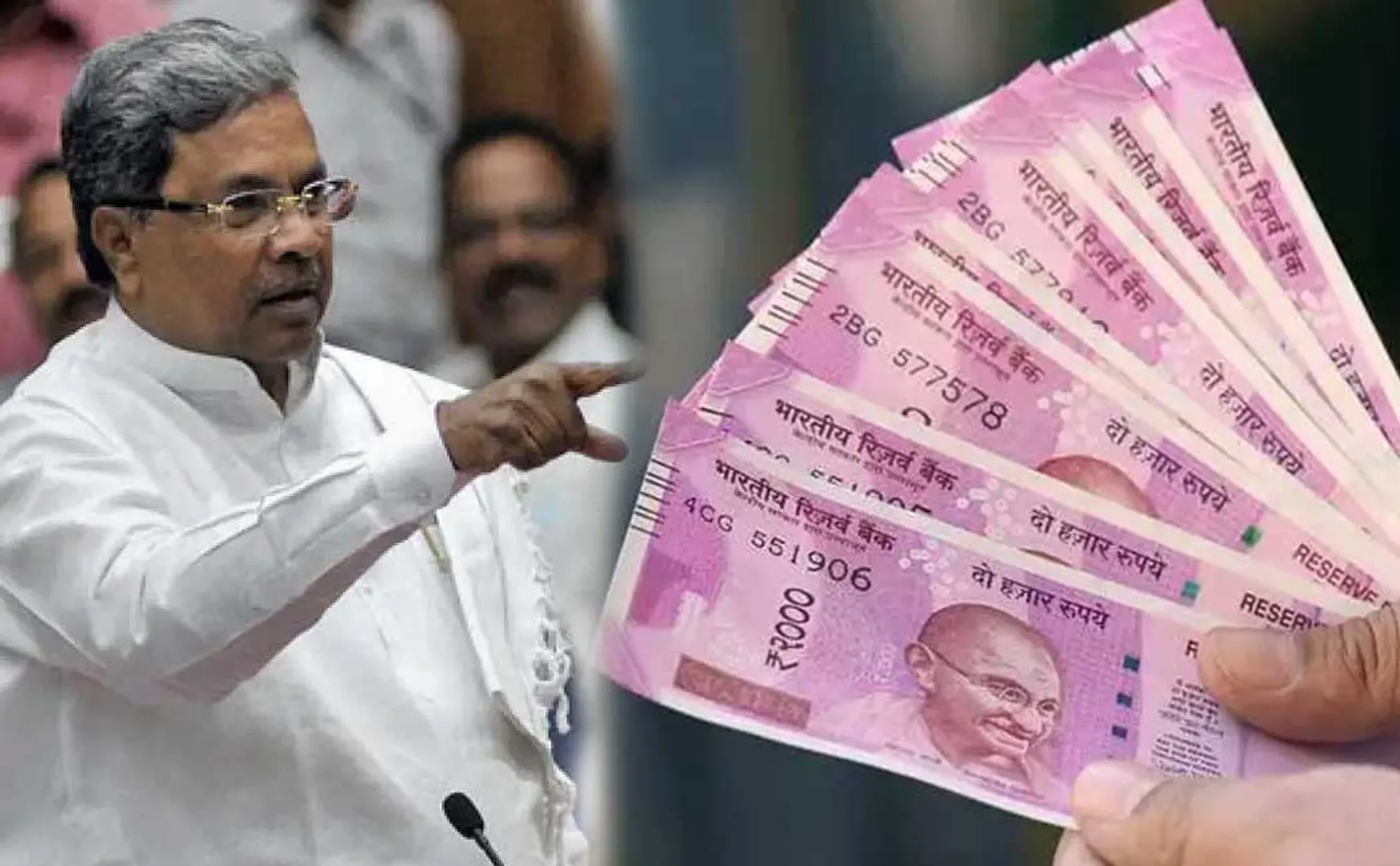 Siddaramaiah has condemned the demonetisation of Rs 2000 notes