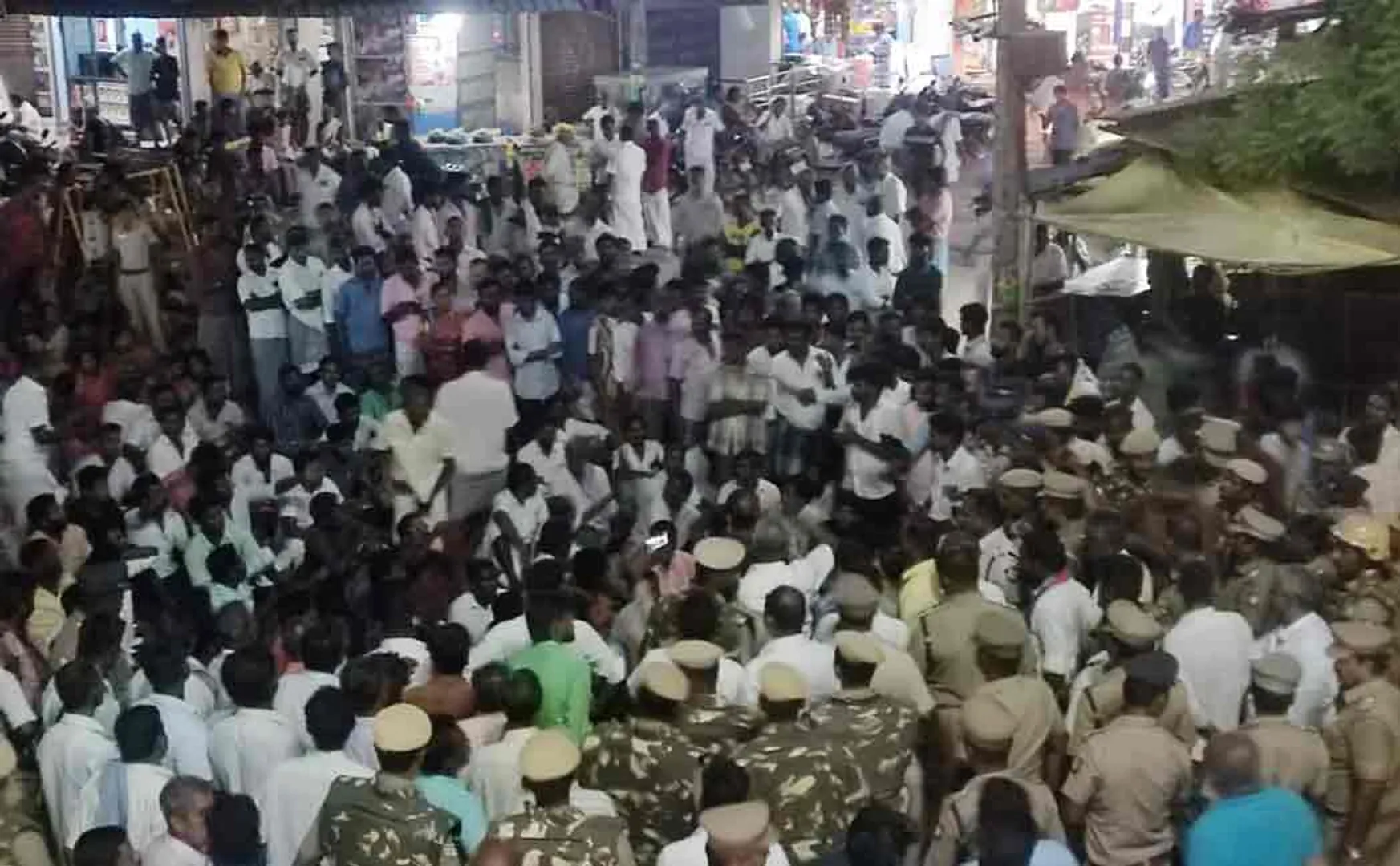 DMK member passes away police investigation in puthukottai 