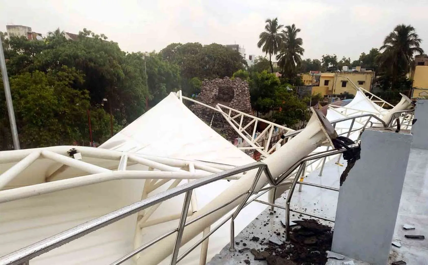 above-mentioned collapse VOC stadium, which was renovated during AIADMK regime