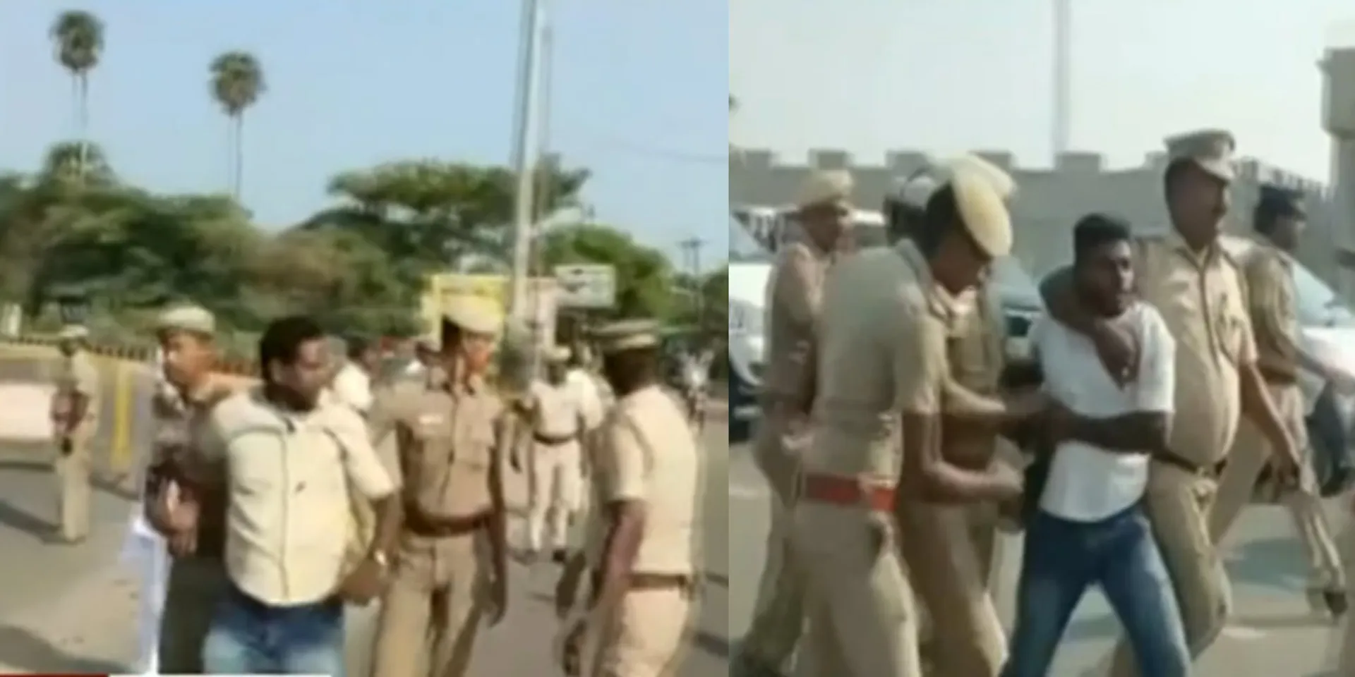  Black Flag Against Governor; 5 people arrested