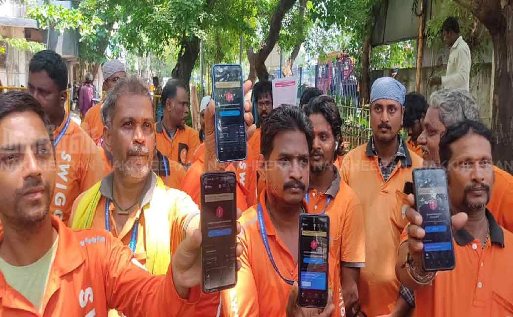 chennai private online food delivery man id blocked issue 