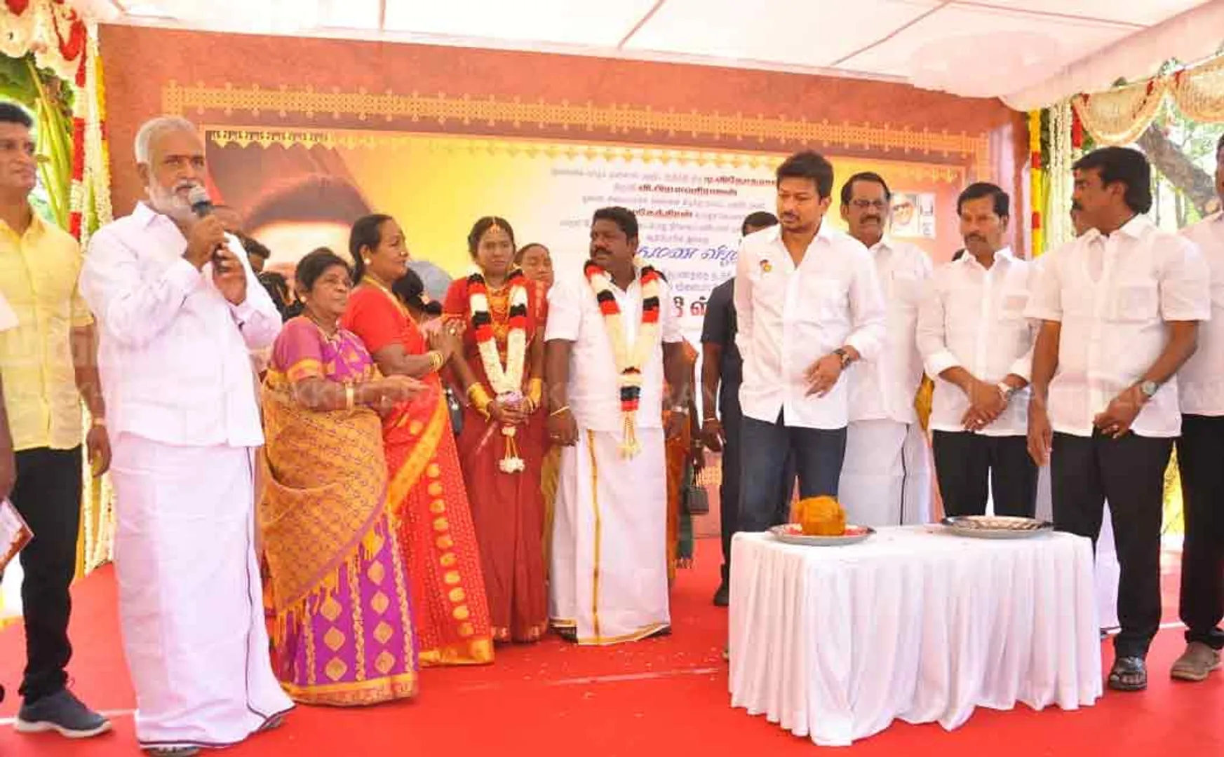kolathur youthwing marriage minister udhayanithi stalin participated 