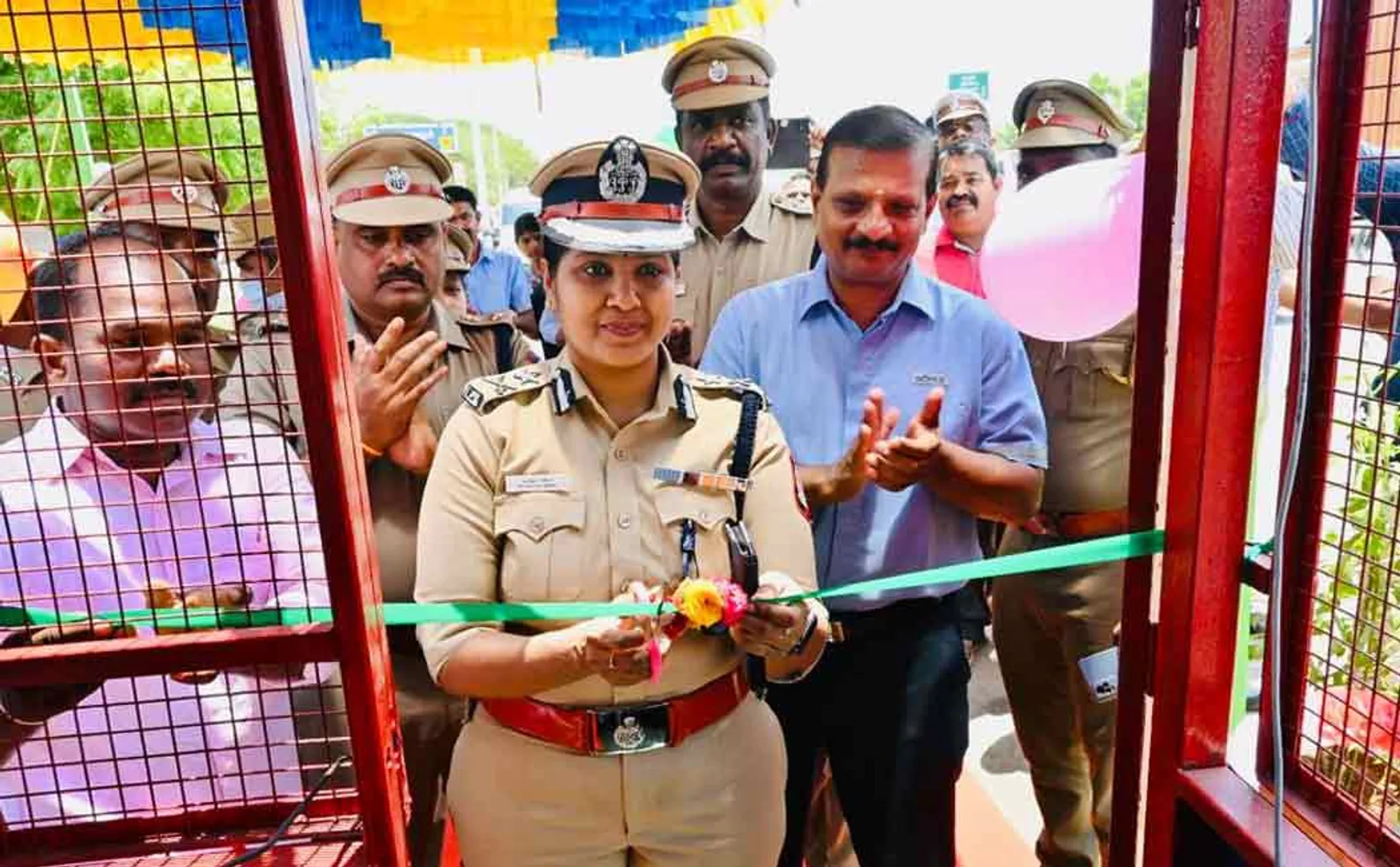 trichy city police commissioner sathyapriya new technology signal open ceremony 