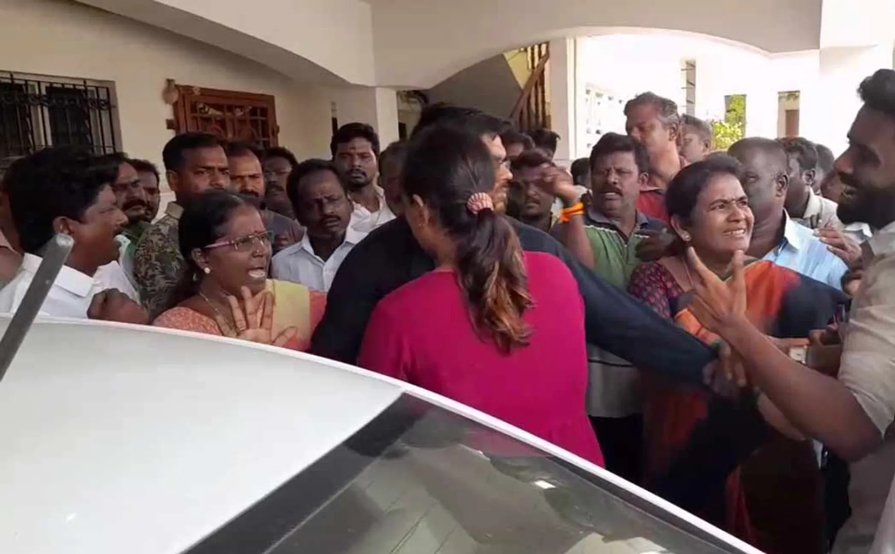 Officers returned with police protection it raid 