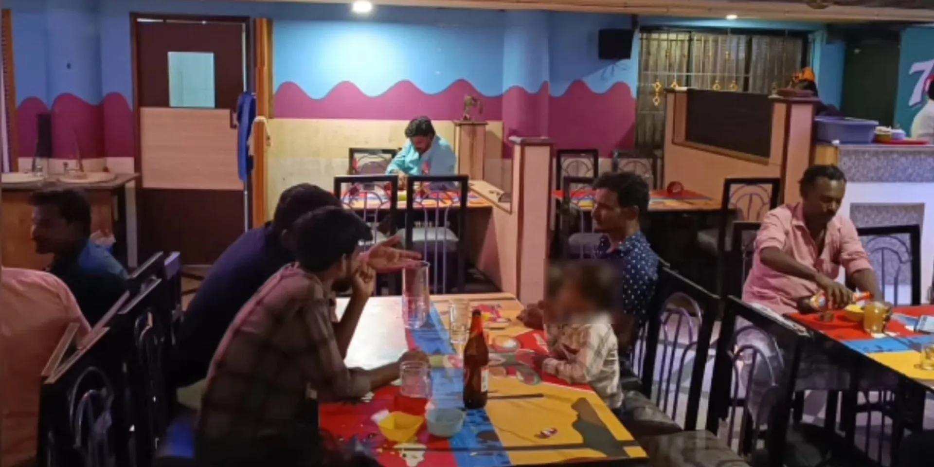 Small Boy in private bar; video goes viral on social media