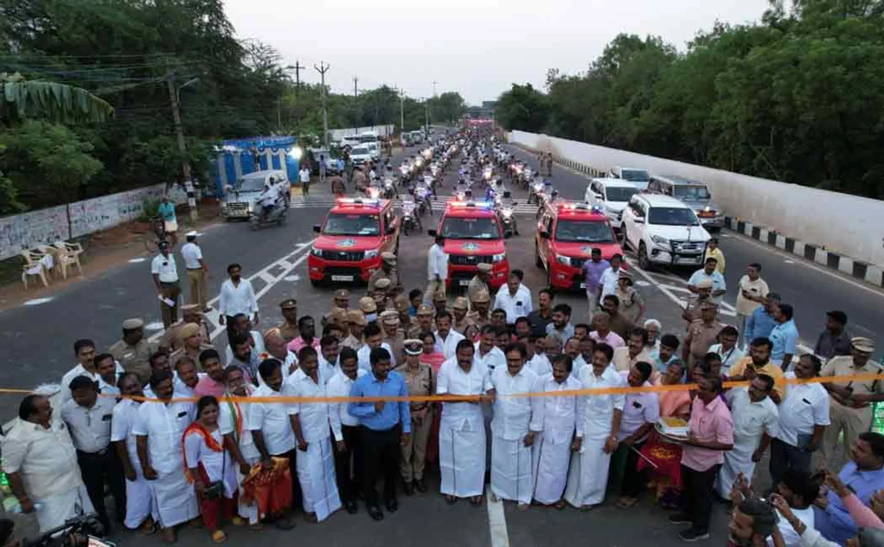 trichy railway junction bridge opening ceremony minister nehru participated