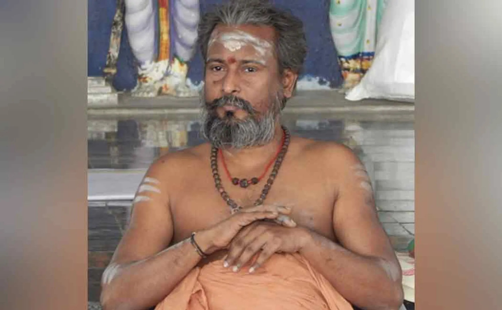 thiruvadikudil swamigal press meet at thanjavur for sceptre parliament related issue