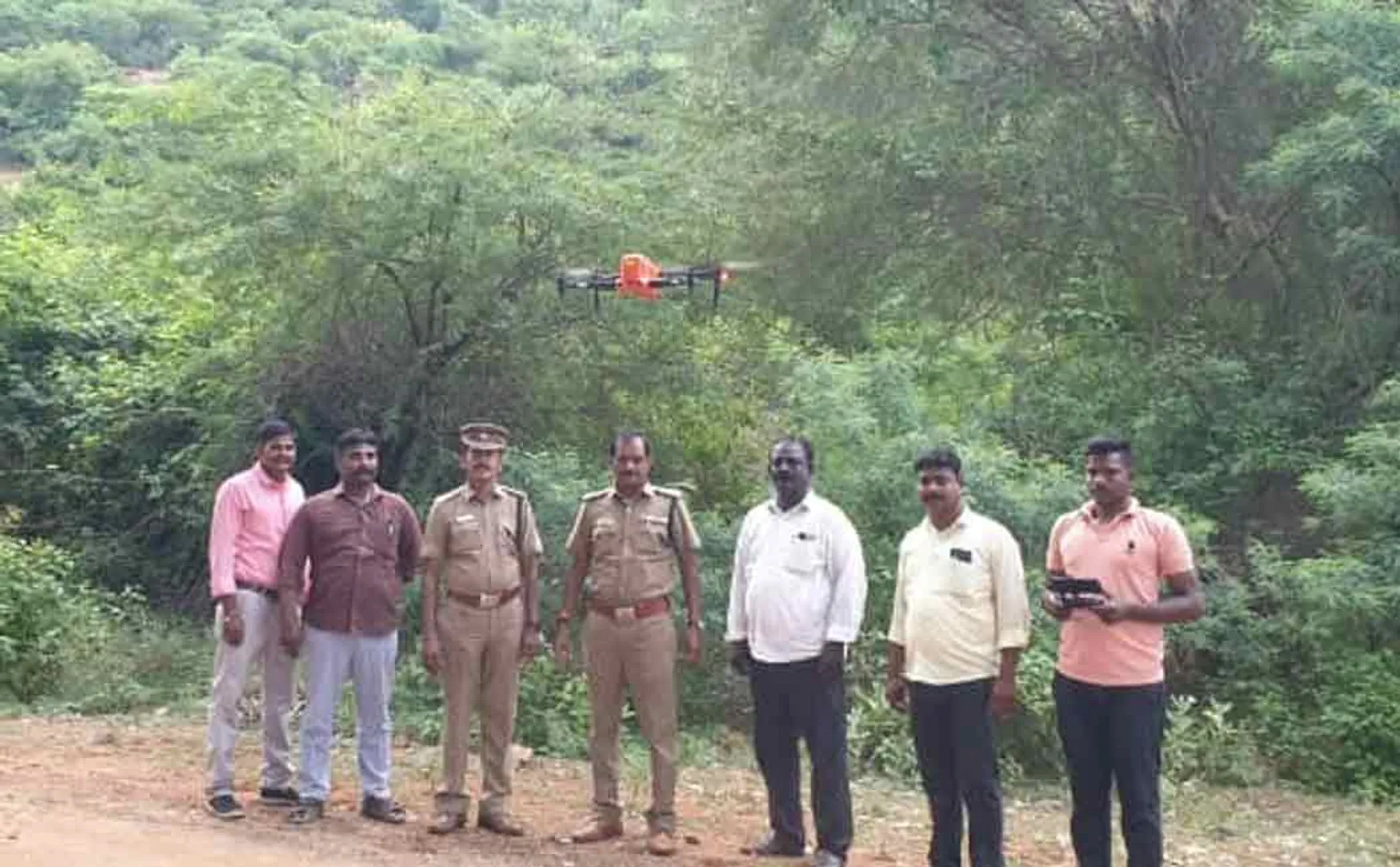 kallakurichi police observation started drone camera kalvarayan hills
