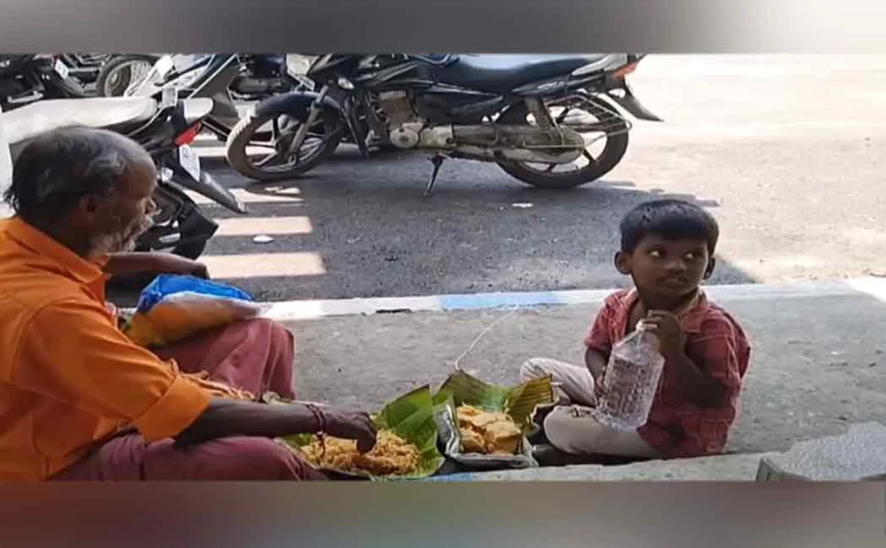 salem collector office visually challenged person govindan and his grandson sridhar