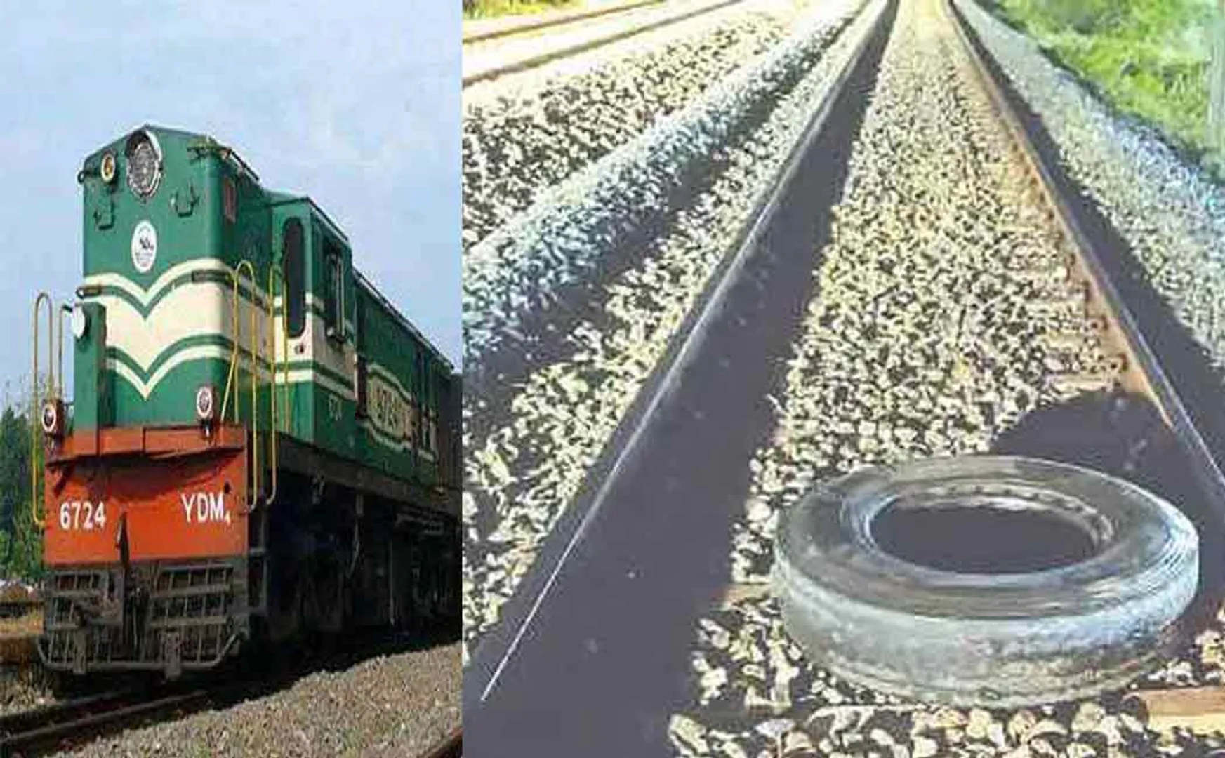 kanyakumari chennai express trichy nearest lorry tyre incident 