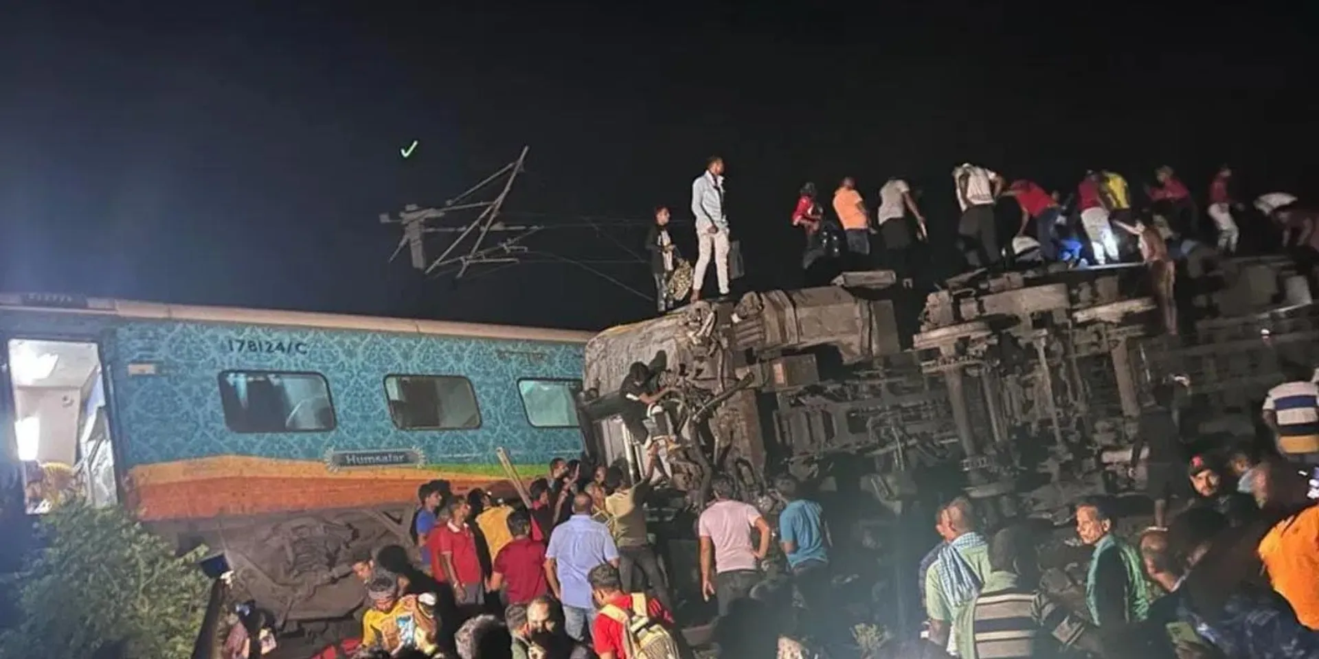 Chennai bound train; Derailment and major accident