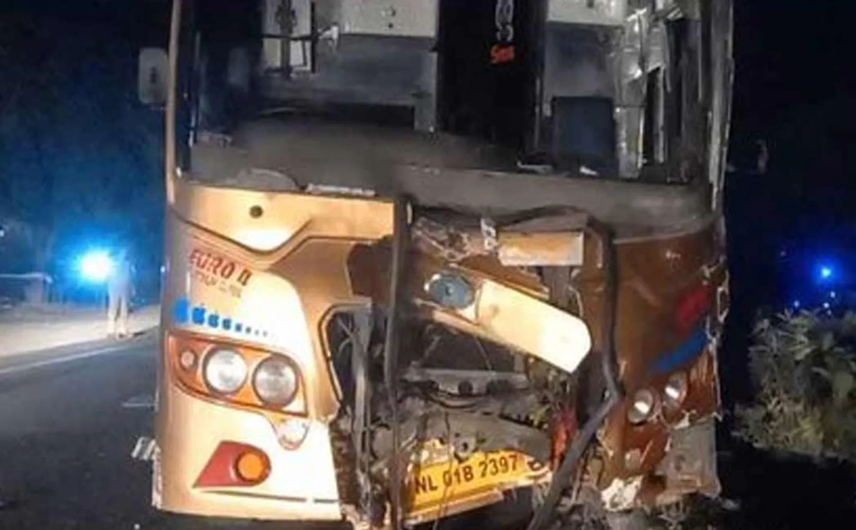 Omni bus collides with ambulance, 3 passed away