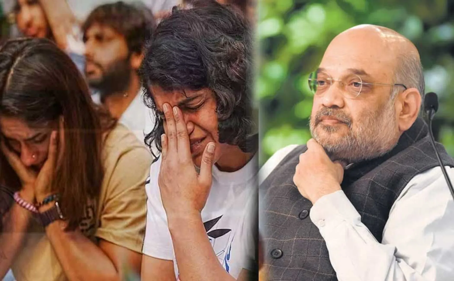  reported that Union Home Minister Amit Shah has met the wrestlers