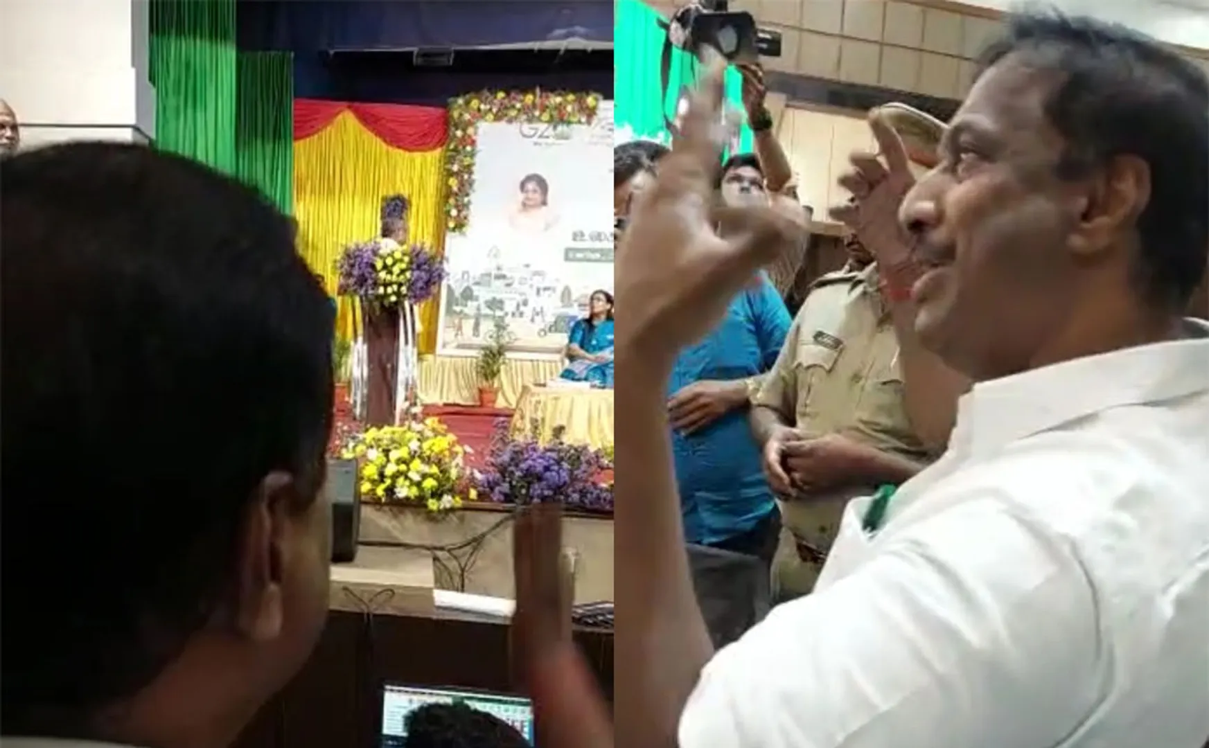 MLA blockade  Puducherry to condemn Chief Secretary for not implementing 'Smart City' project