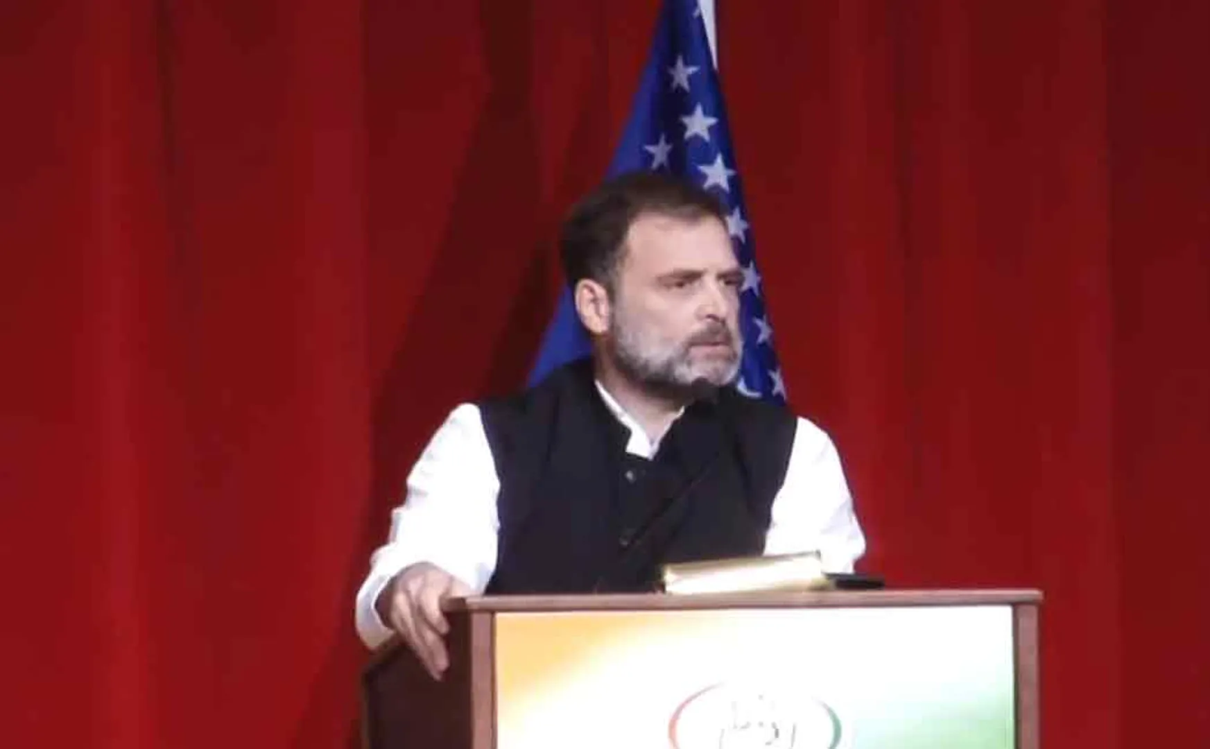 whatever we ask bjp only talks about what Congress has done rahul gandhi america indian diaspora speech 