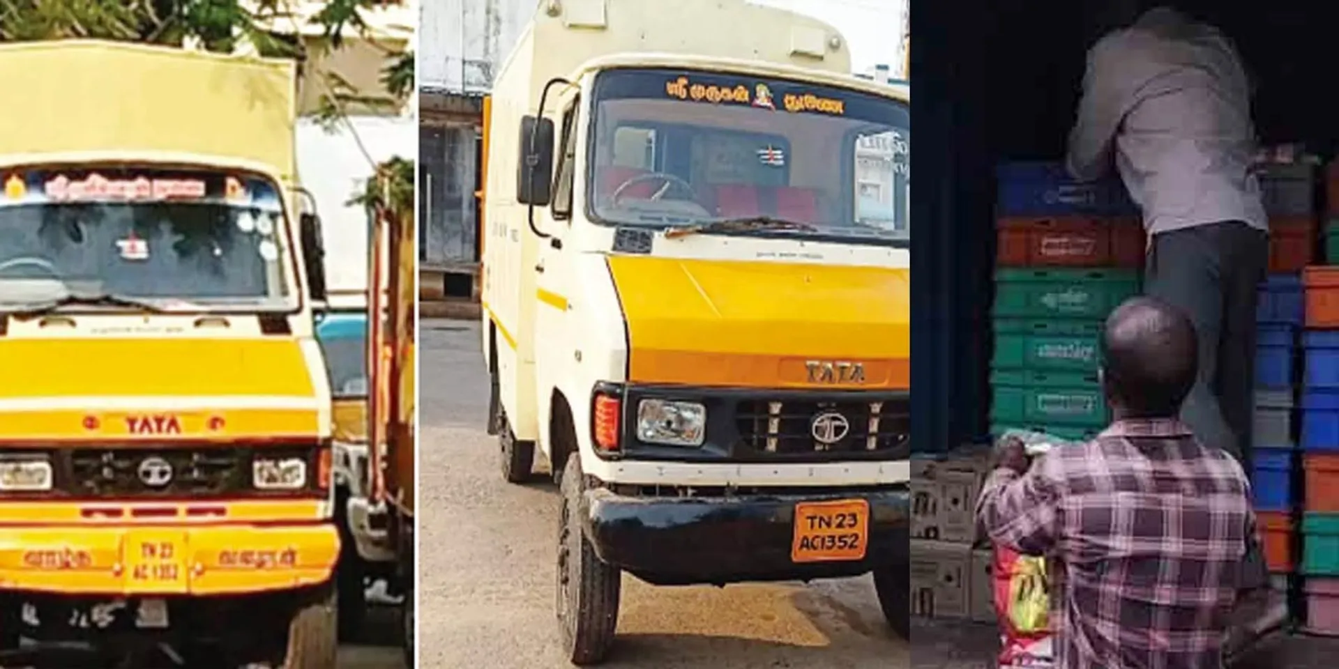 2 vans in the same registration; theft of thousands of liters of milk in a modern way