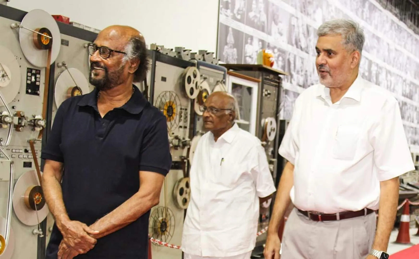 rajini visits avm museum 