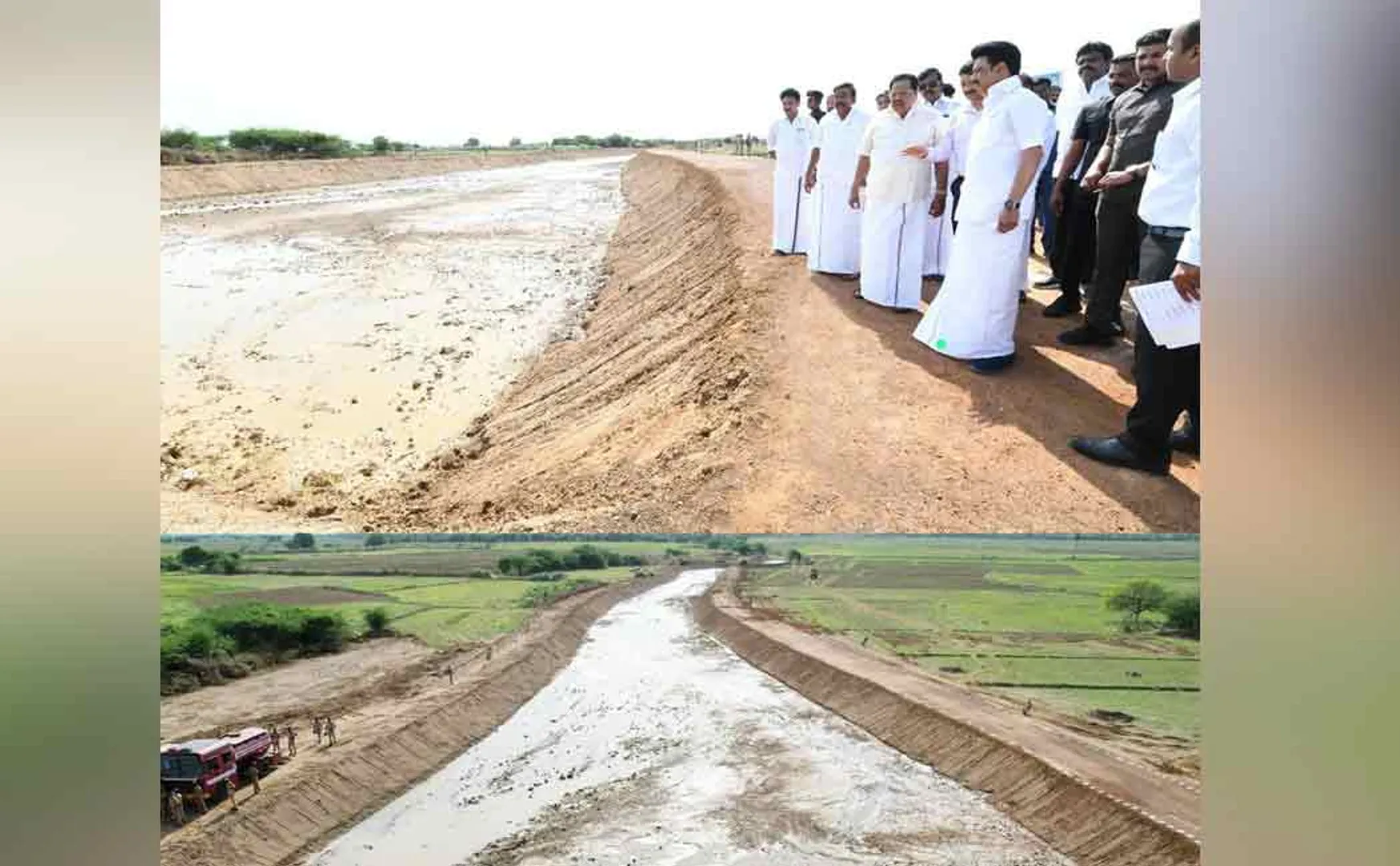 thanjavur chief minister மக் stalin water resource inspection 