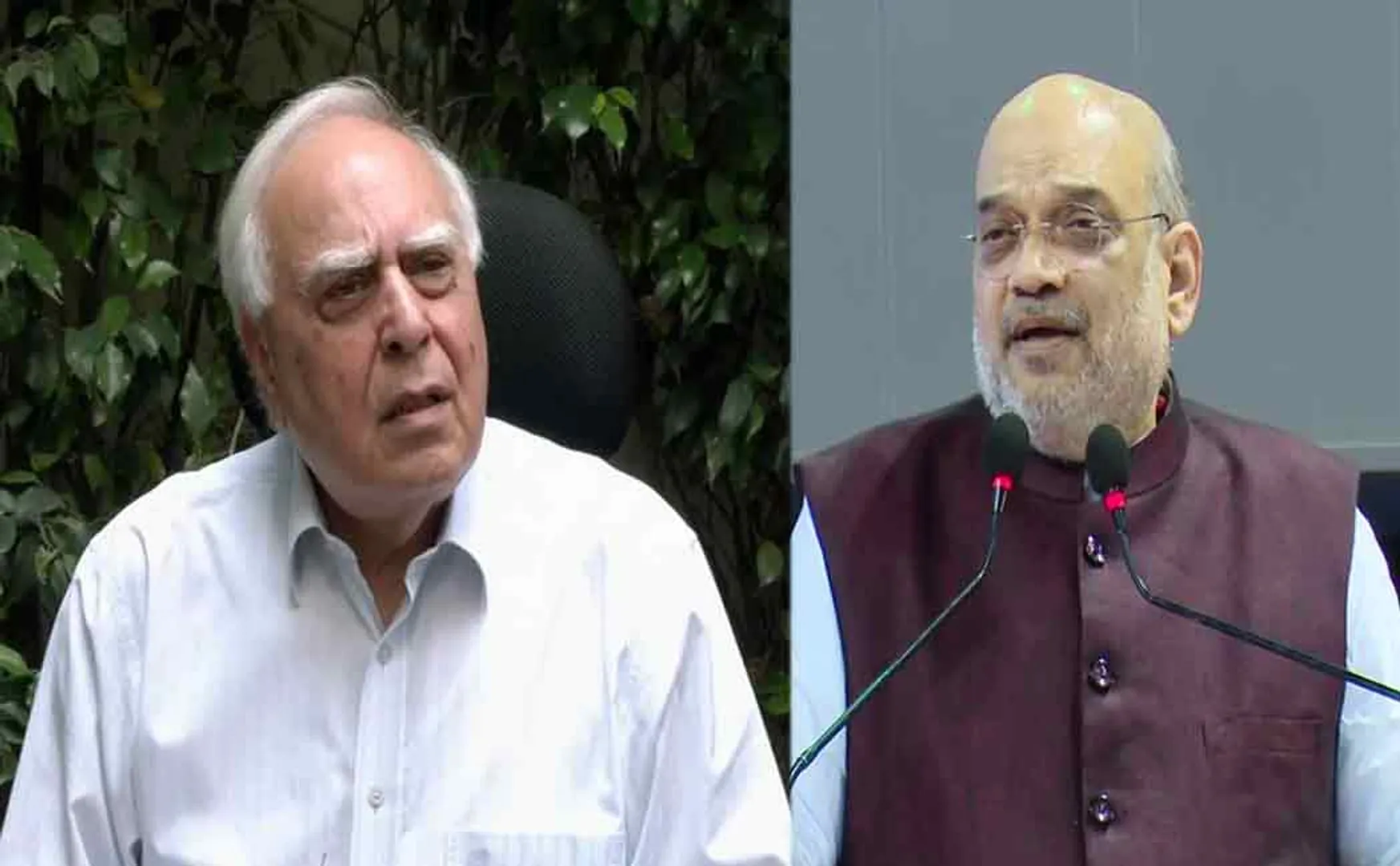 are you not worried kapil sibal question to amit shah