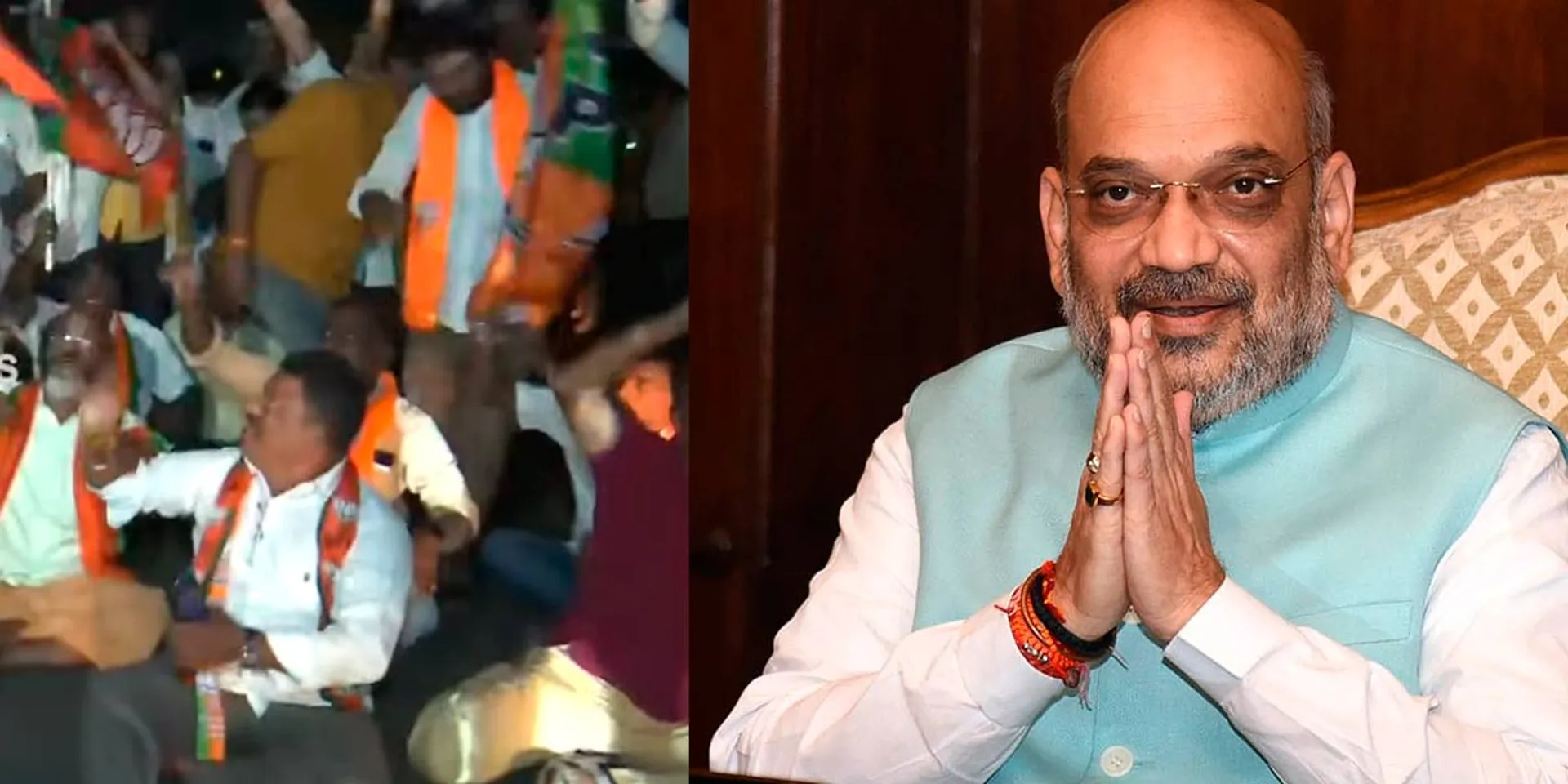 A power cut in the area where Amit Shah came from; BJP struggle
