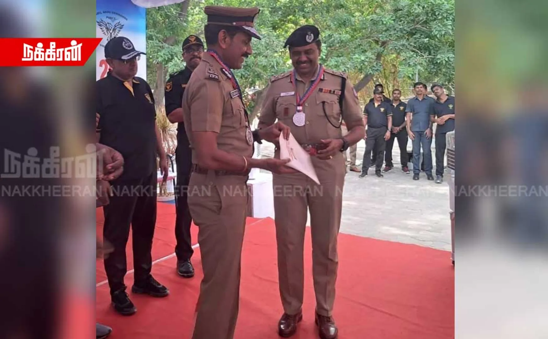 Shooting Competition for Police Officers; Medal for winners