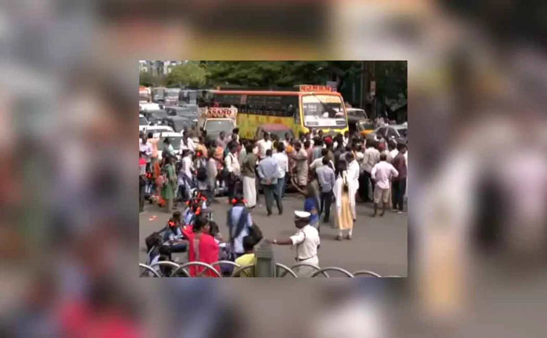 School students struggle minister visit person 