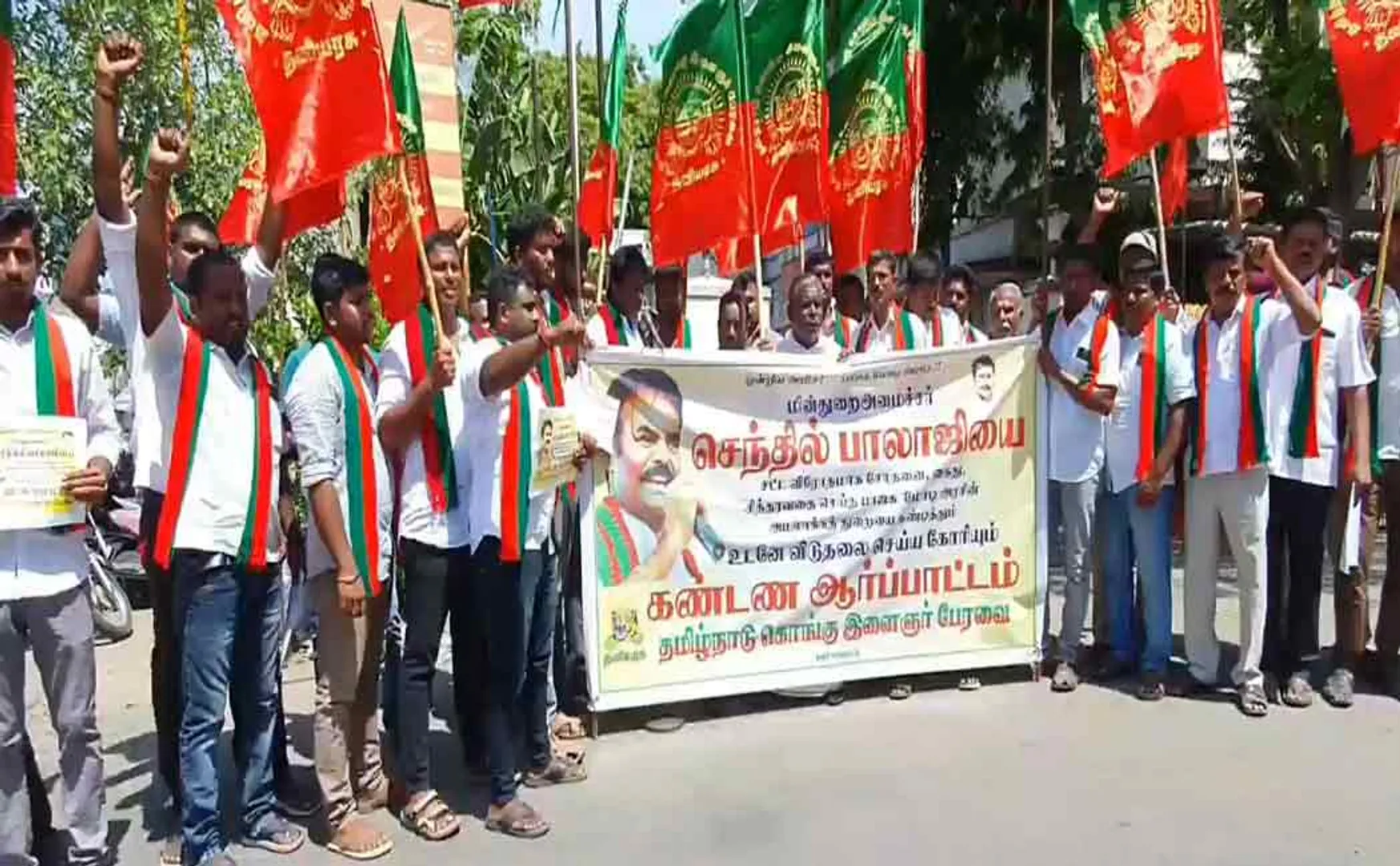 minister senthil balaji enforcement directorate issue condemn incident