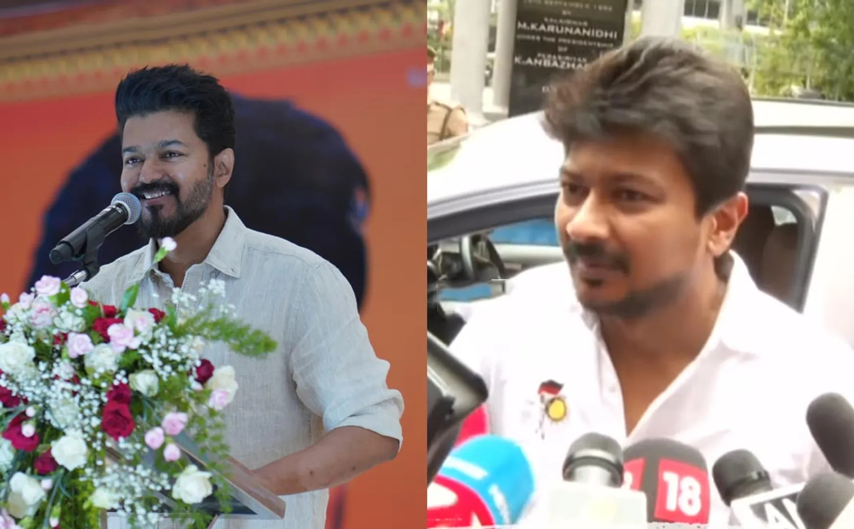 udhayanidhi stalin about vijay speech 