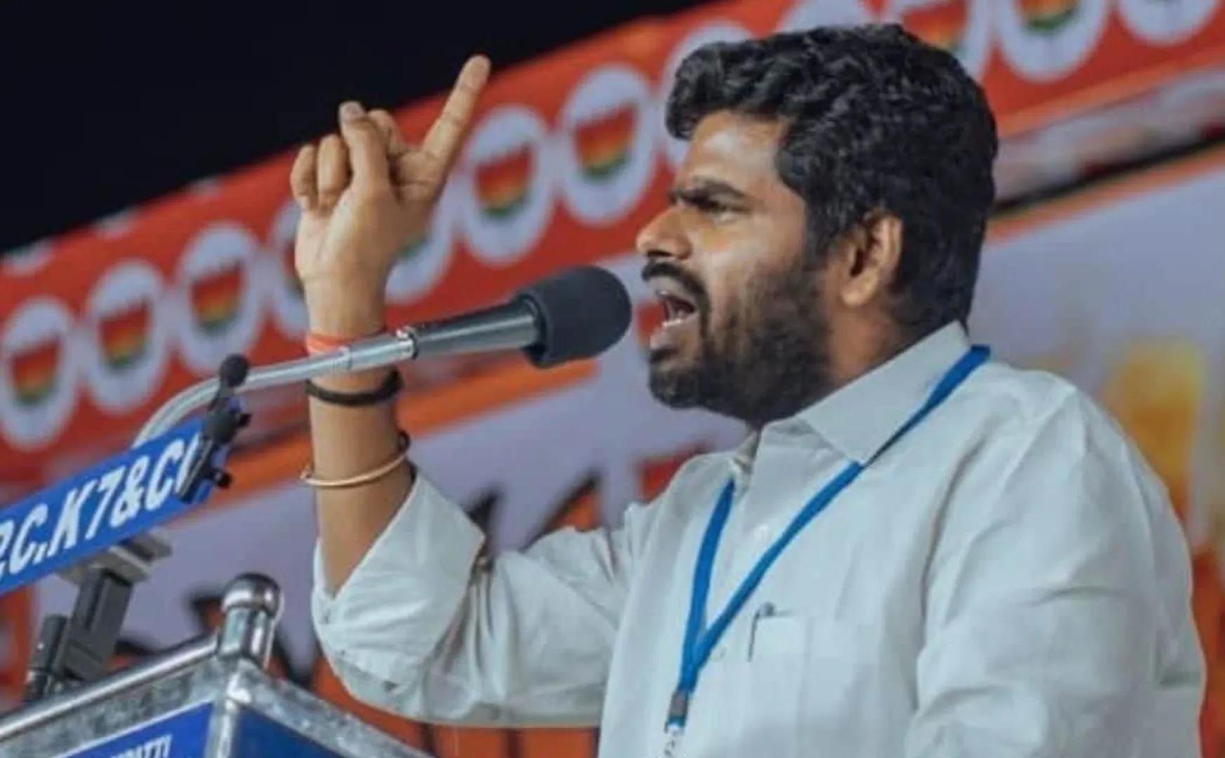 Annamalai has condemned the arrest of SG Surya