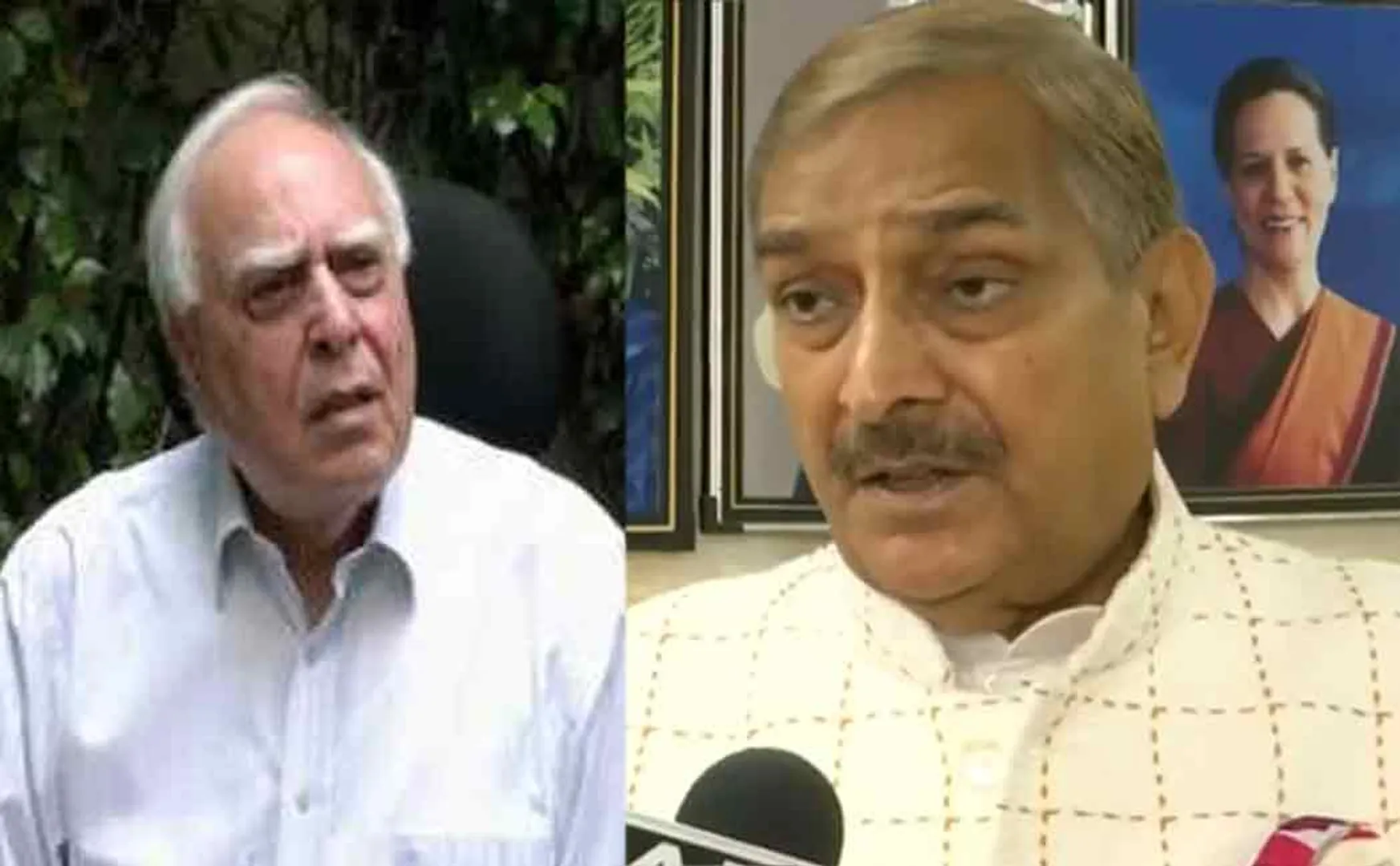 congress senior leader manoj tiwari speech about kapil sibal statement 