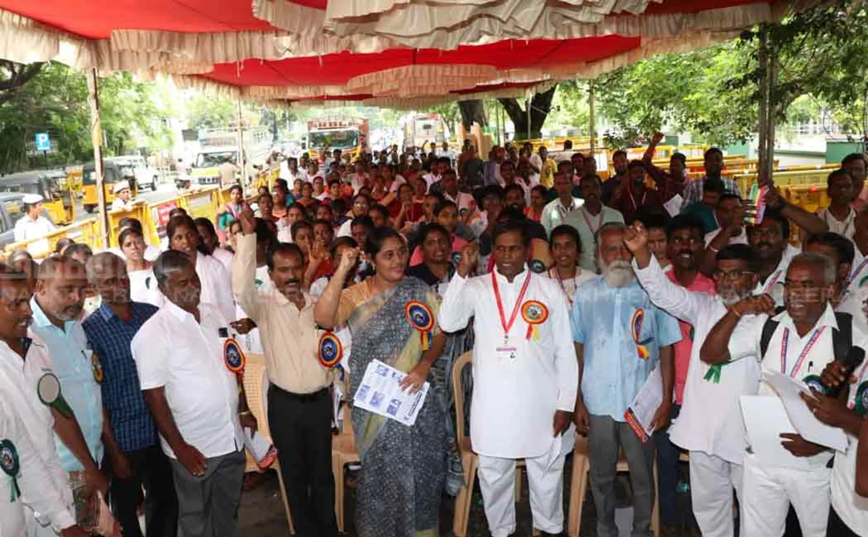chennai yoga teachers rally for job offer 