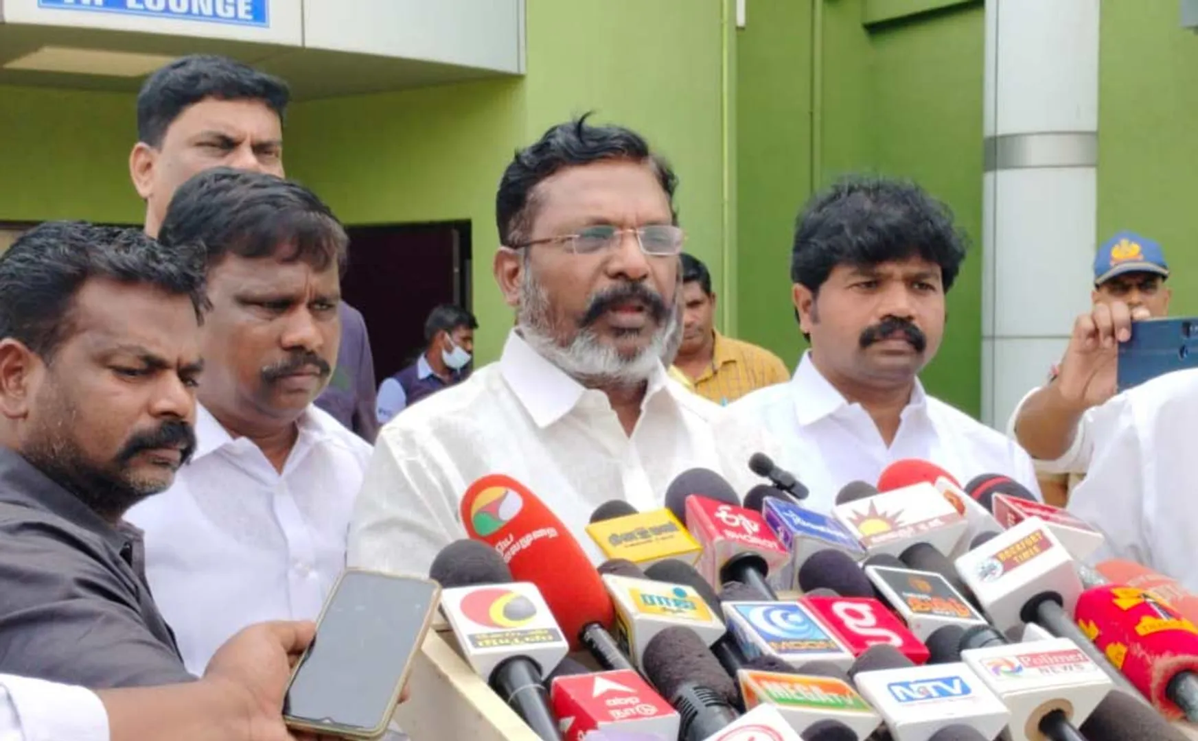 thirumavalavan talk about manipur and bjp