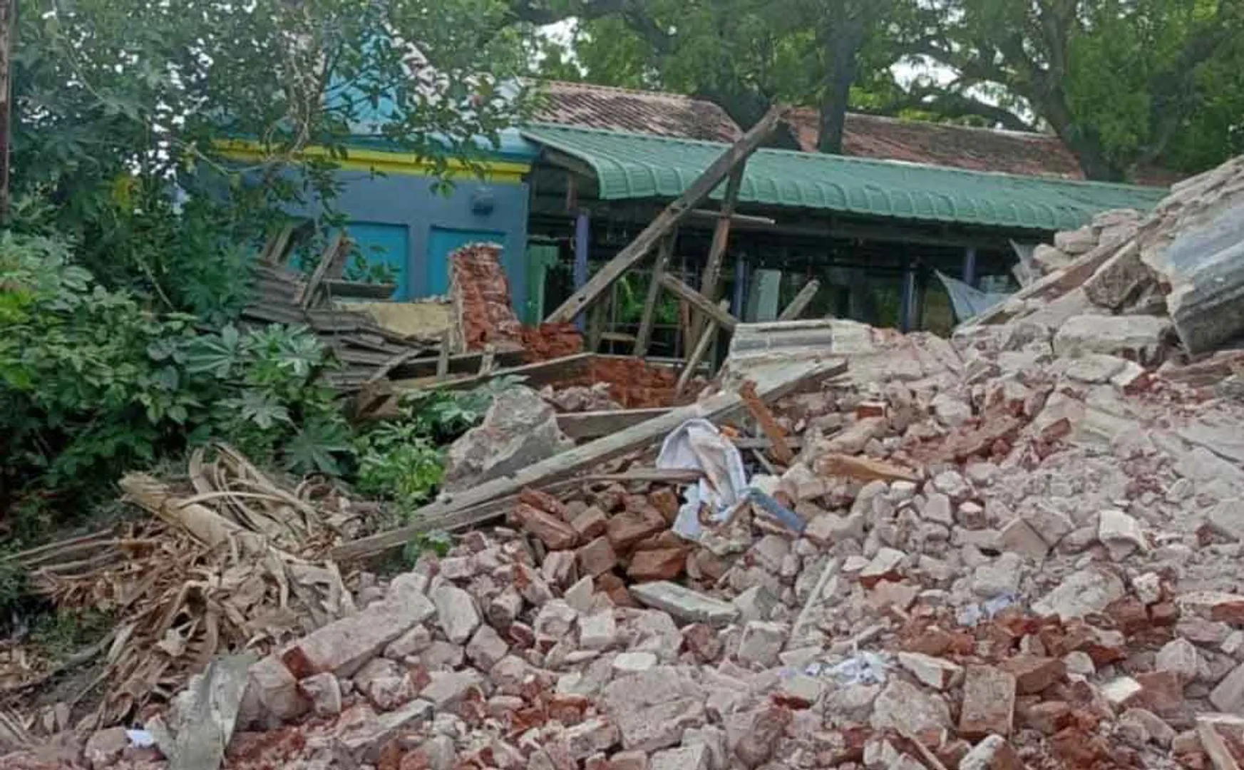 The 130 temple demolished 