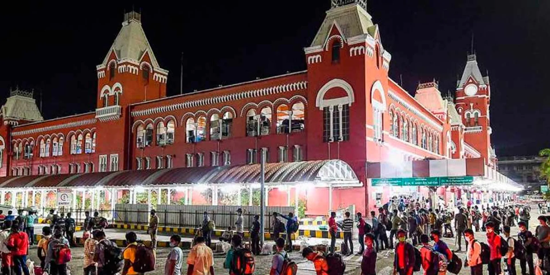 Fire accident in train creates excitement in Chennai