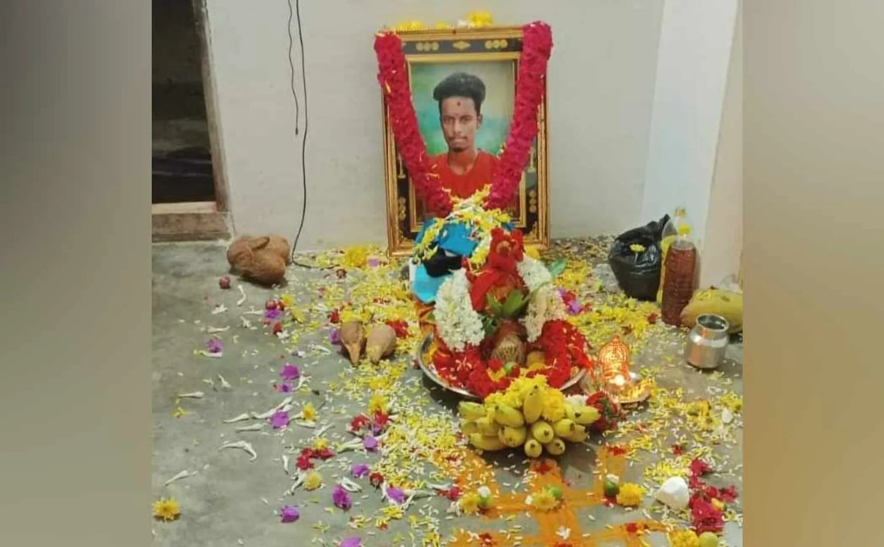 Supernatural pooja performed by a father in grief of losing his son