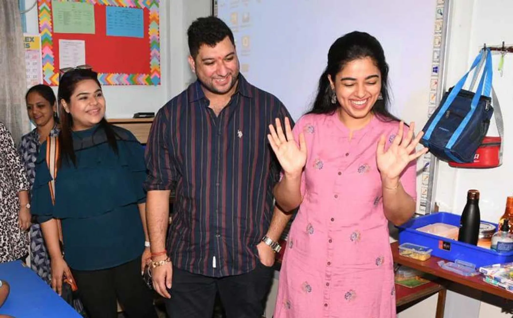 Siddhi Idnani visits  specially abled kids
