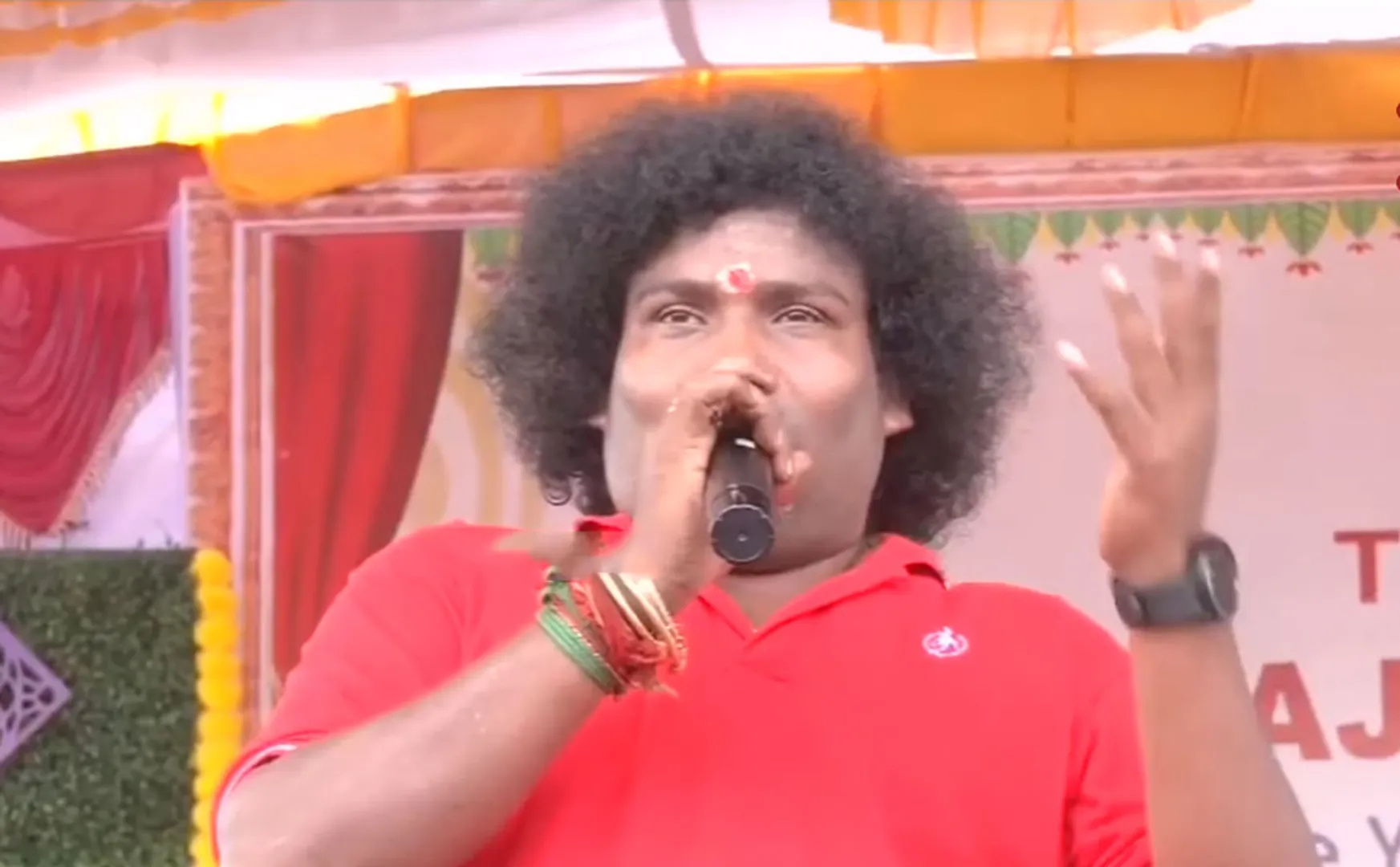 yogi babu about cricketer natarajan 
