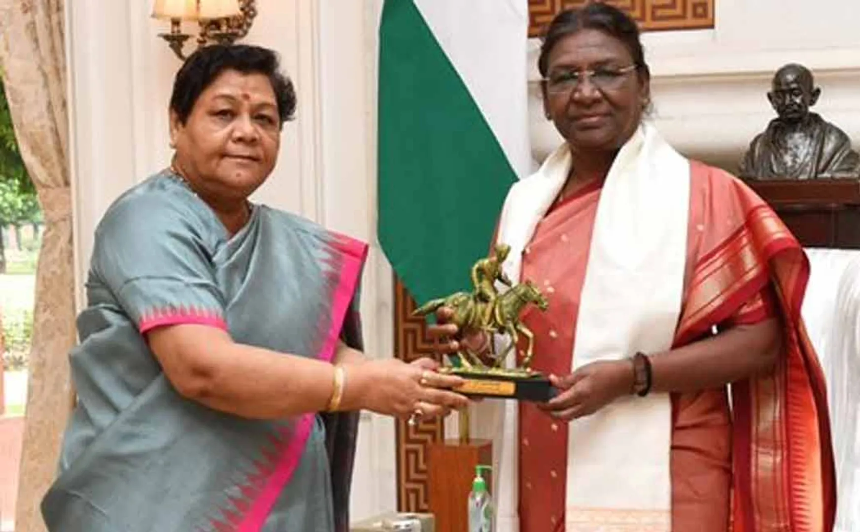 manipur governor meet president droupathi murmu