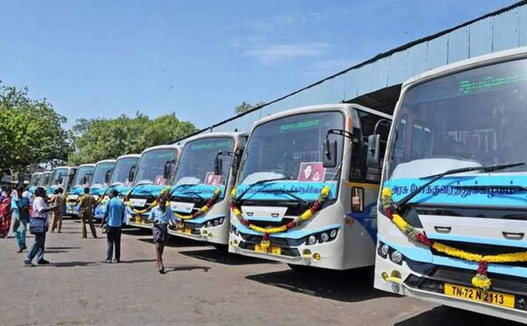 special bus for bakrid celebration