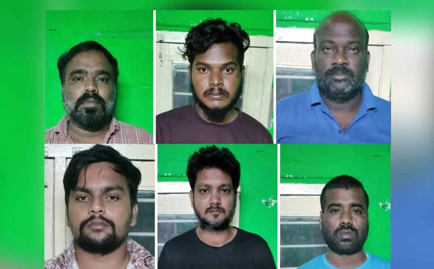 Person rescued by police and arrested six  