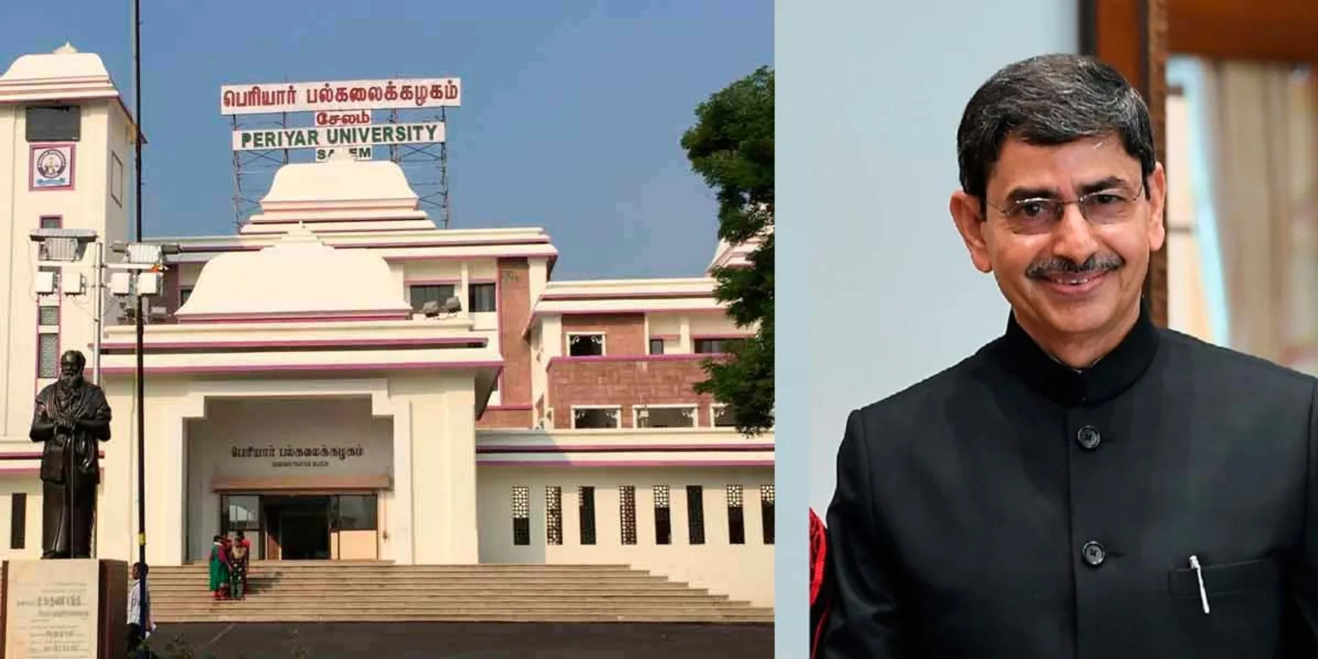  Police complaint against Periyar University Vice-Chancellor 'banning black shirt due to Governor's visit