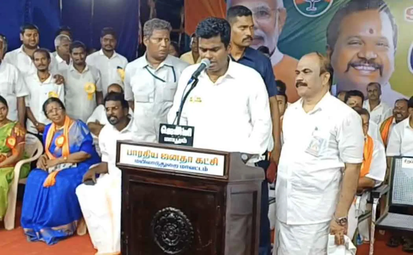 "Senthil Balaji will give what he earns to MK Stalin's family" - Annamalai