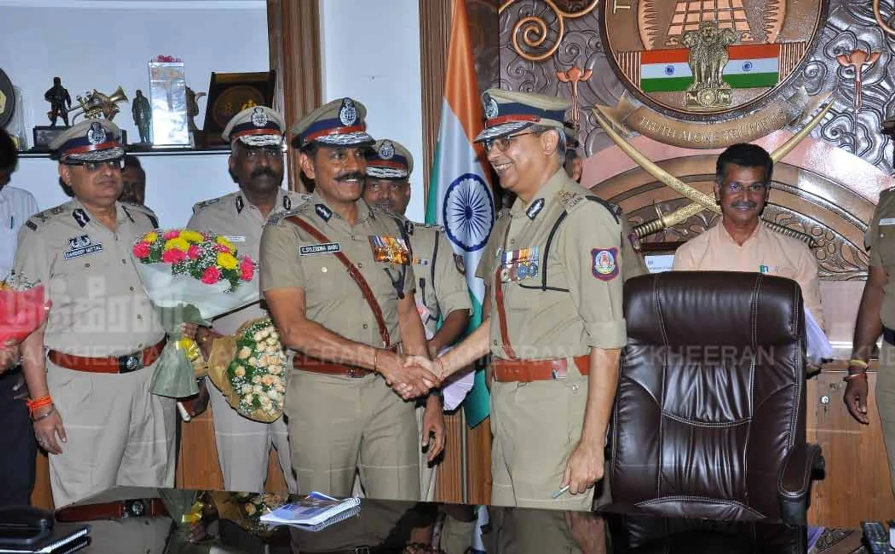tamilnadu new dgp takes charge photos