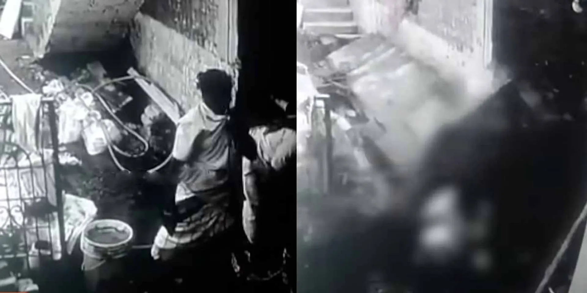  A building collapsed in the blink of an eye; Shocking CCTV footage