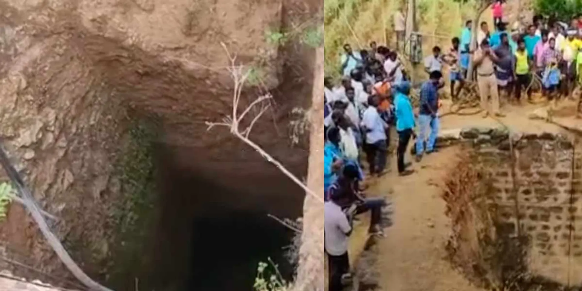 School students fell into the well with the bike at high speed; Bustle in Rasipuram