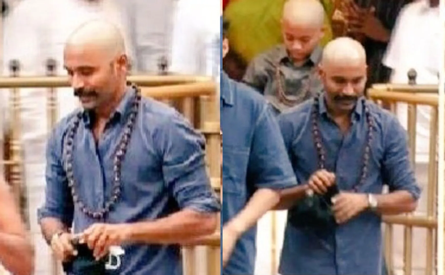 dhanush visit tirupati temple 